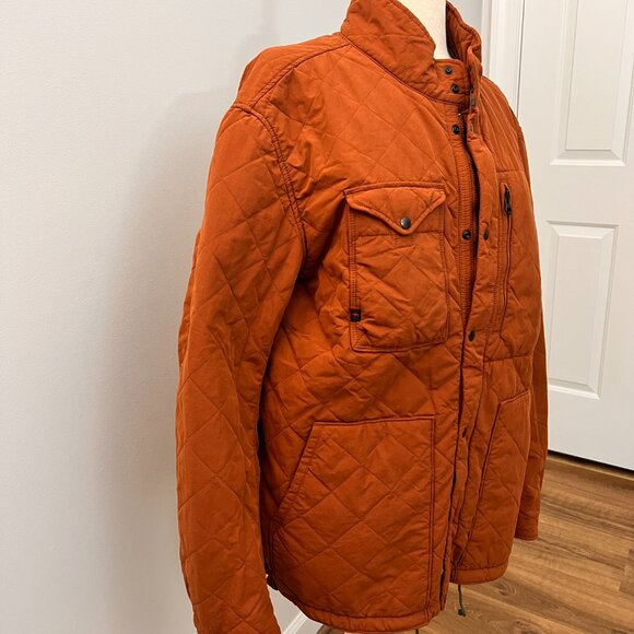 Relwen Quilted Insulated Tanker Jacket in Chestnut Brown Sz 2X - Picture 3 of 16